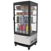 17 in. Stainless-Steel Countertop Display Refrigerator - 3 Cu Ft. CDCU-3C-SS.